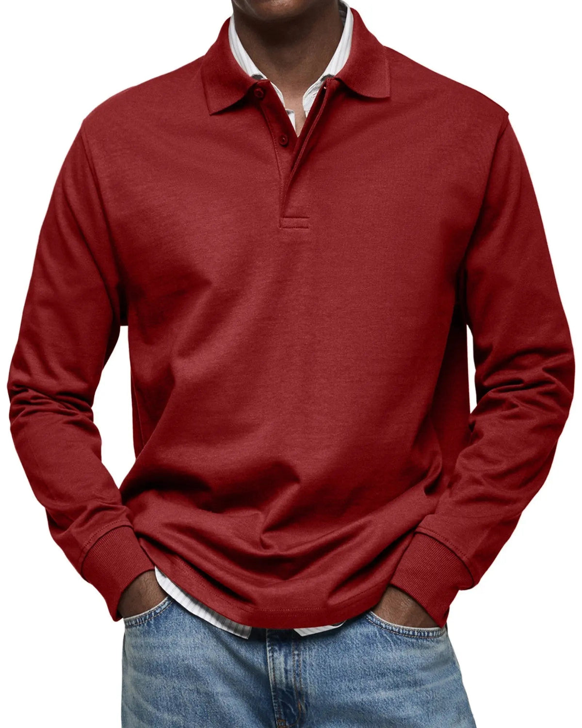 Optew Luxury Long Sleeve Polo