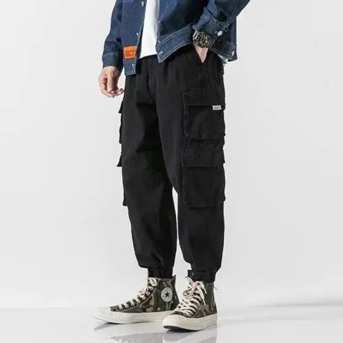 Optew Men’s Tapered Cargo Pants