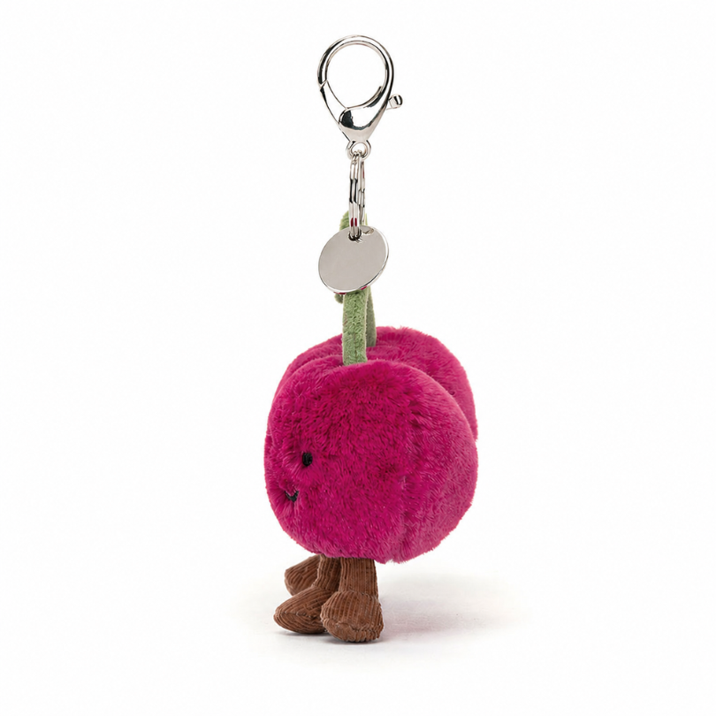 Amuseables Cherries Bag Charm | Soft Plush Toy
