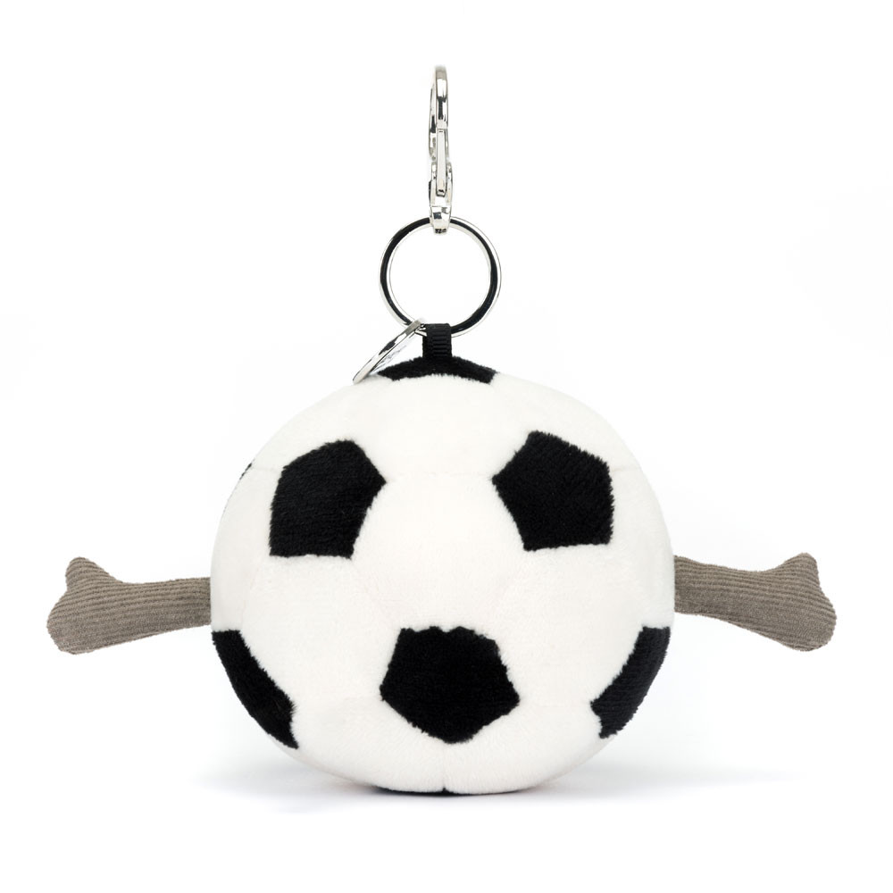 Amuseables Sports Football Bag Charm | Soft Plush Toy