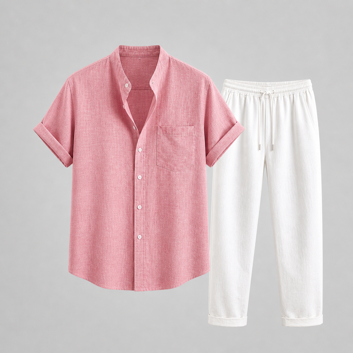Optew Men’s Linen Set