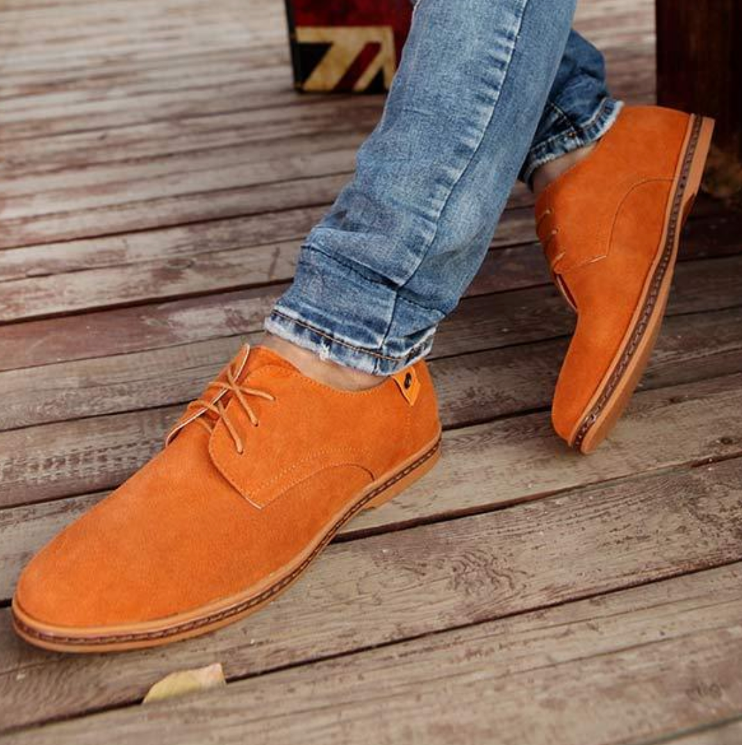 Optew Oxford Dress Shoes for Men - Lace-up Round Toe