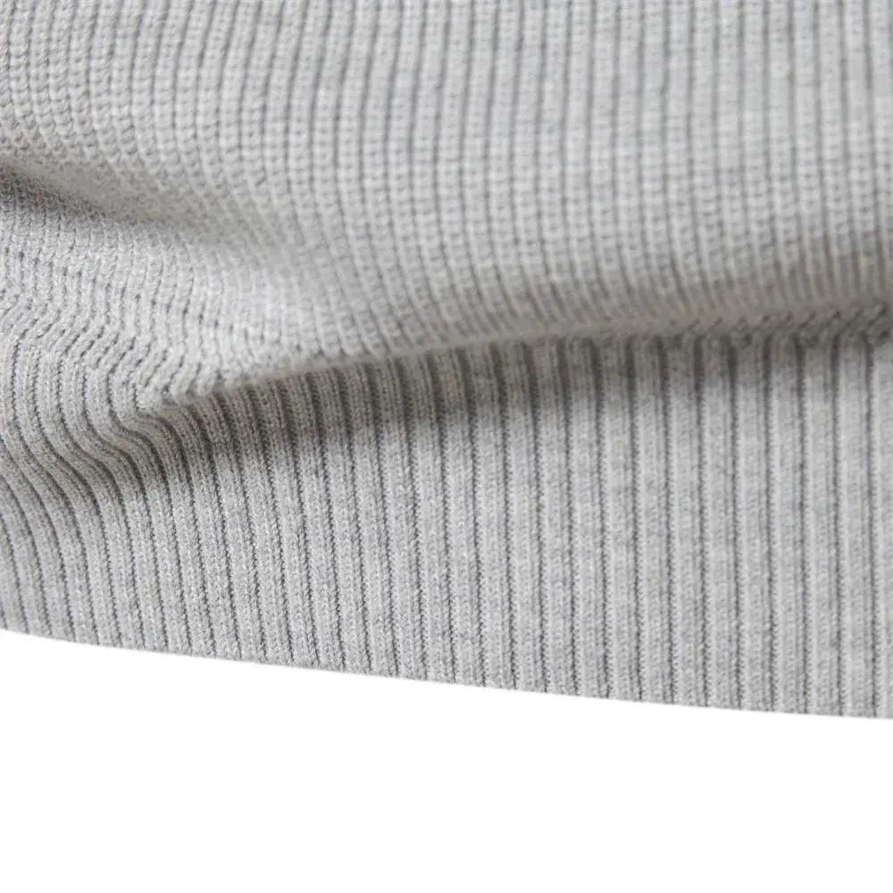 Optew Men's Half Zip Jumper in Wool Blend – Classic Knitted Style