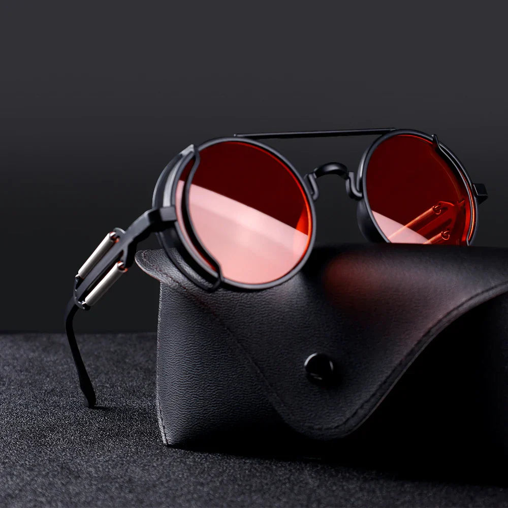 Optew Men’s Steampunk Sunglasses