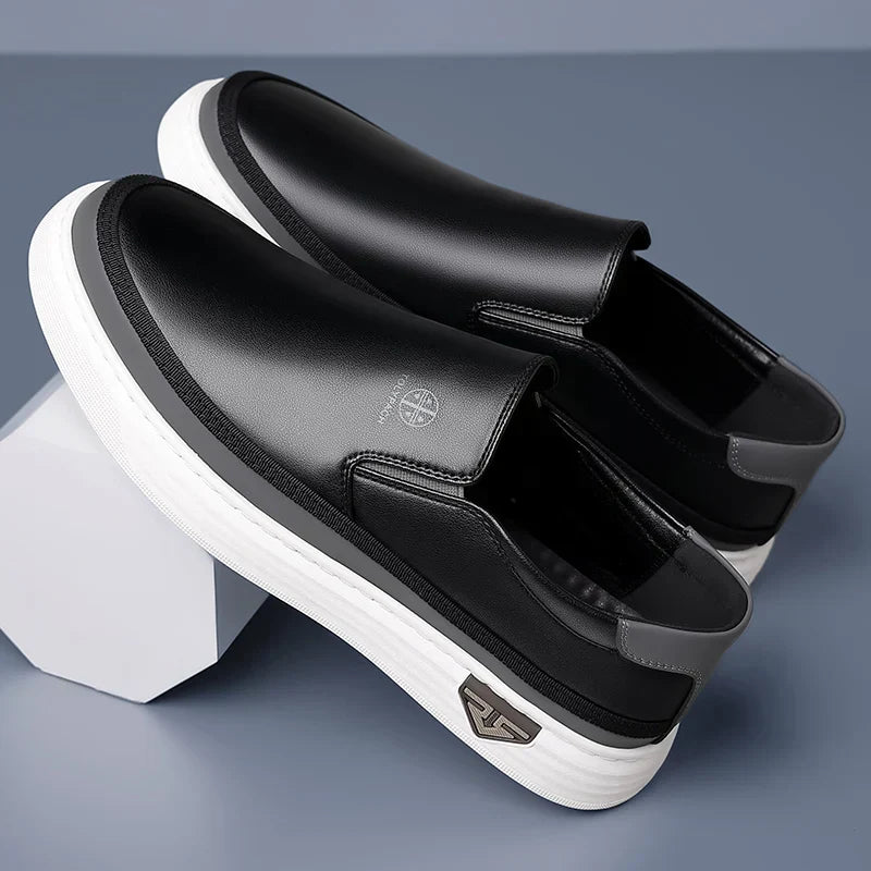 Optew Men’s Leather Loafers