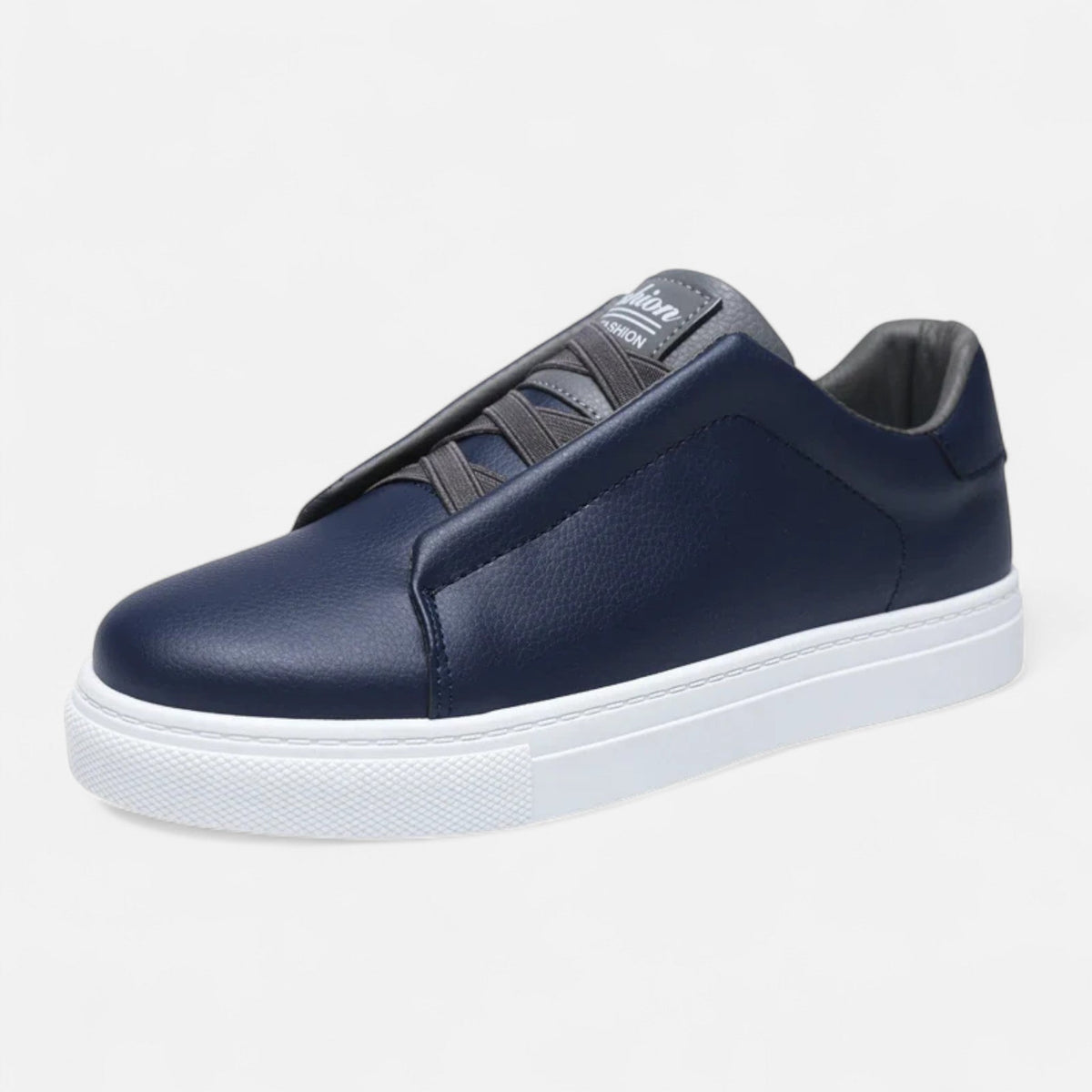 Optew Men’s Slip-On Leather Sneakers