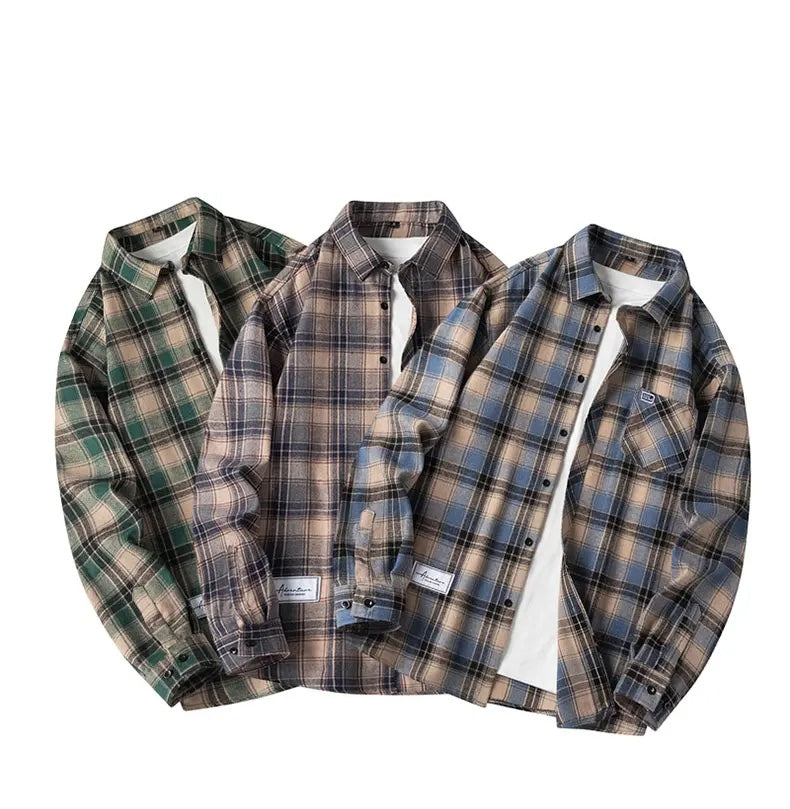Optew Men’s Plaid Flannel Shirt