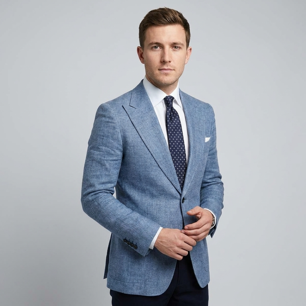 Optew Men’s Tailored Everyday Blazer – Smart Lightweight Jacket for Work or Dinner