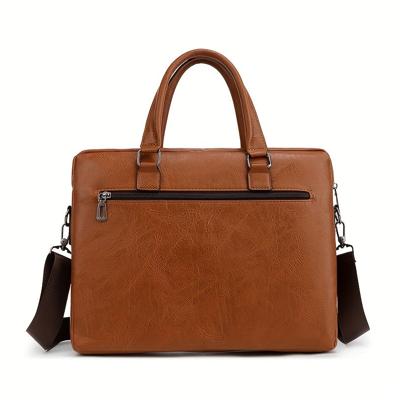 Optew Men’s Vintage Briefcase Bag