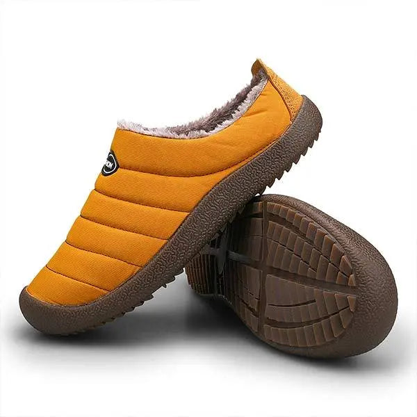 Optew Men’s Winter Fleece-Lined Slippers