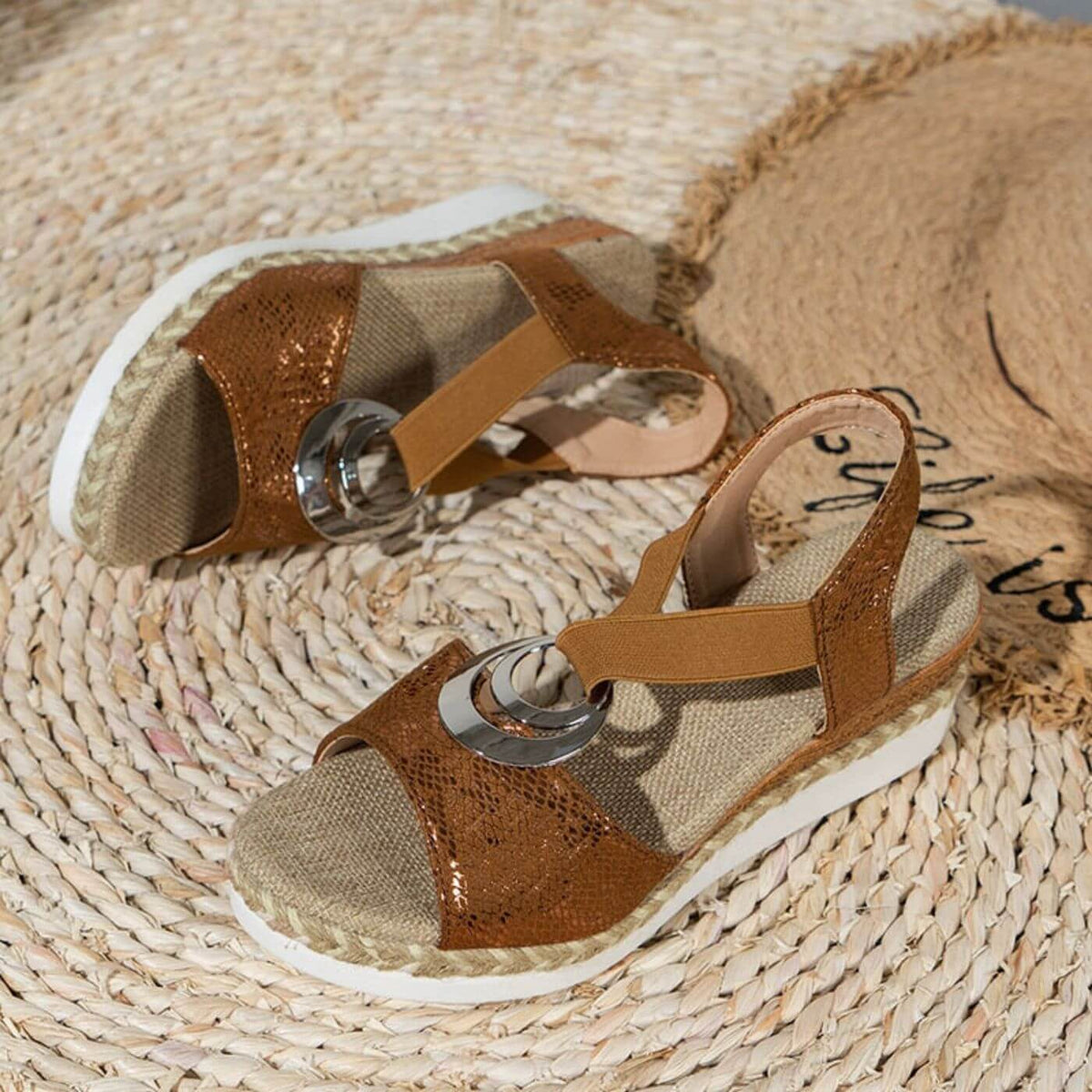 Optew Women's Comfort Orthopedic Ankle Strap Sandals