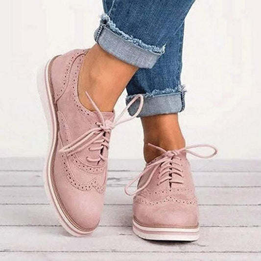 Optew Women's Everyday Lace-Up Oxford Shoes