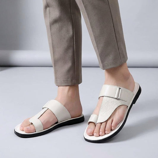 Optew Men’s Geometric Textured Sandals