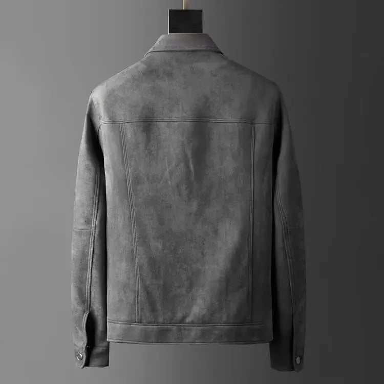 Optew Men’s Suede Slim Fit Jacket