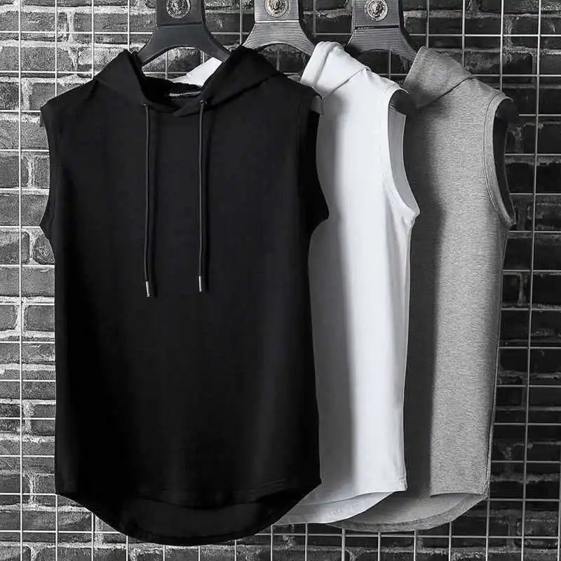 Optew Men’s Sleeveless Hoodie