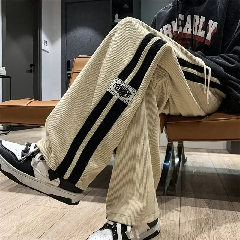 Optew Men’s Corduroy Stripe Pants