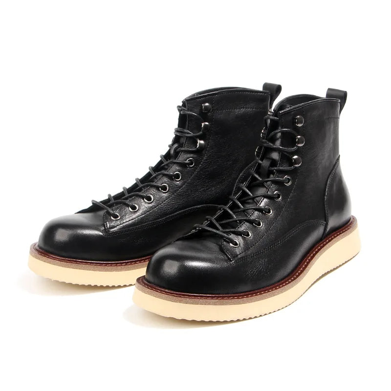 Optew Men’s Lace-Up Boots