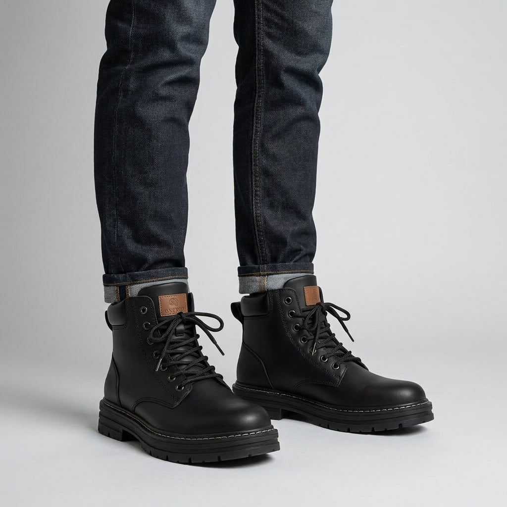 Optew Men’s Lace-Up Work Boots