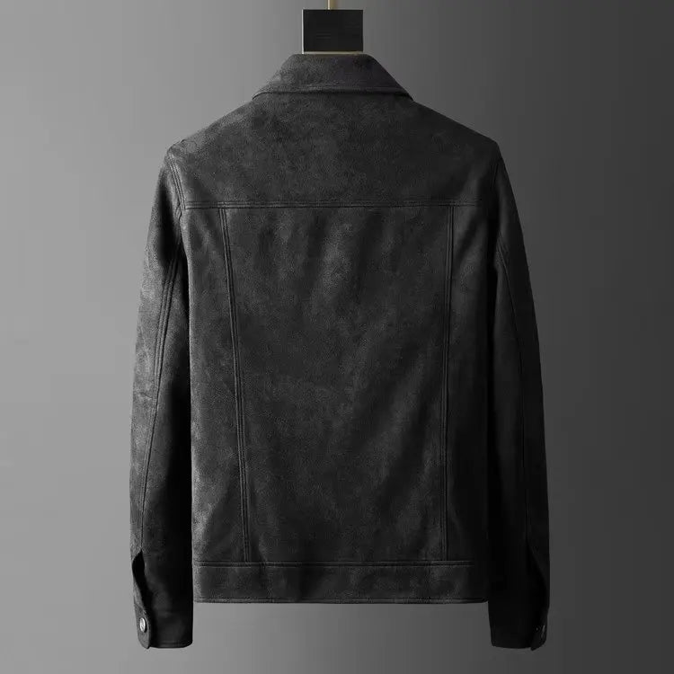 Optew Men’s Suede Slim Fit Jacket