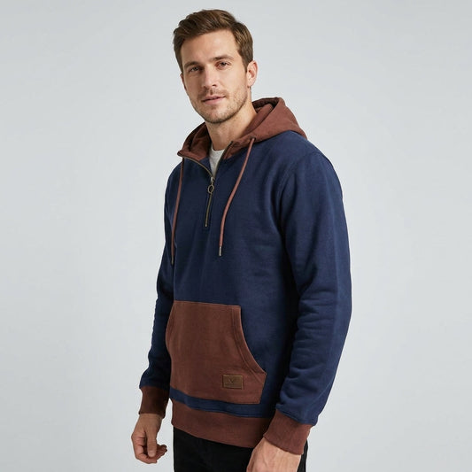 Optew Men’s Two-Tone Zip Hoodie
