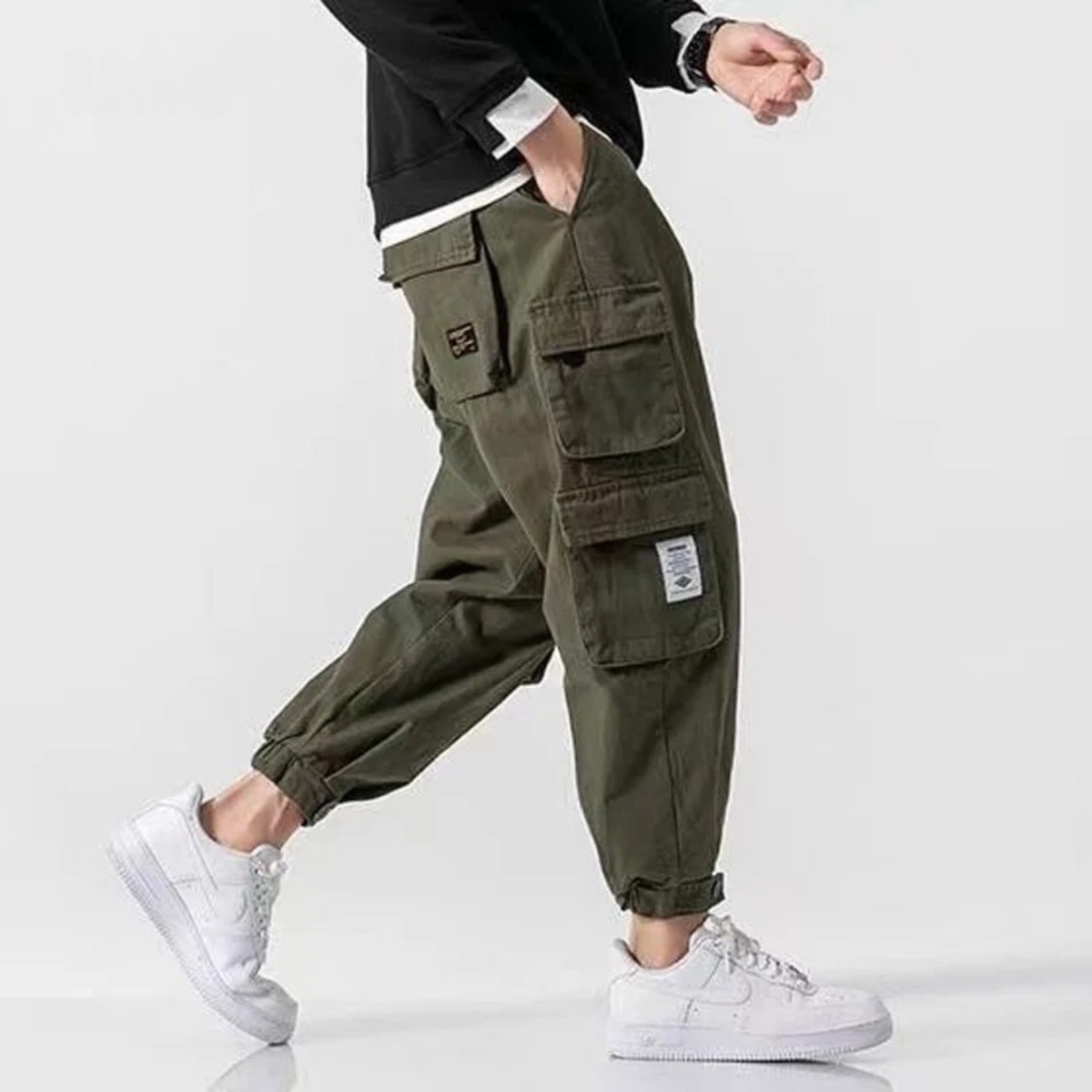 Optew Men’s Tapered Cargo Pants