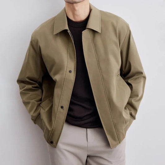 Optew Men’s Pointed Collar Jacket