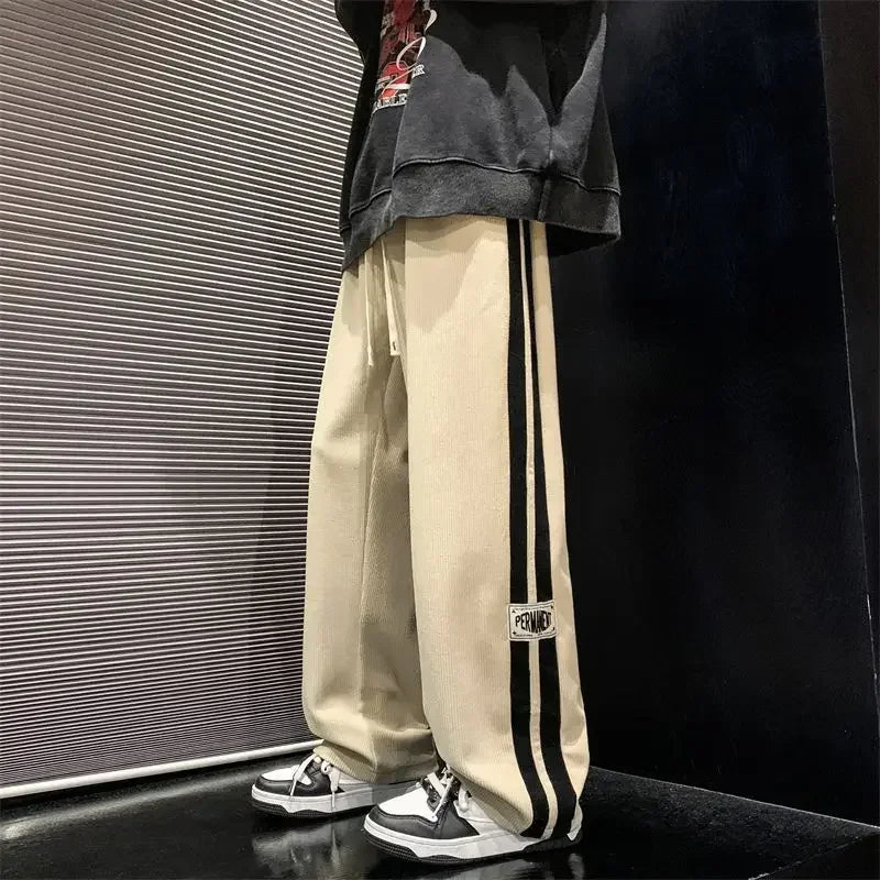 Optew Men’s Corduroy Stripe Pants