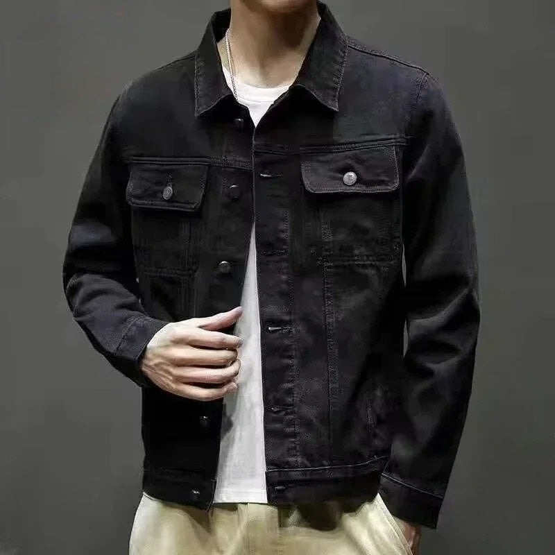 Optew Men’s Sherpa-Lined Denim Jacket