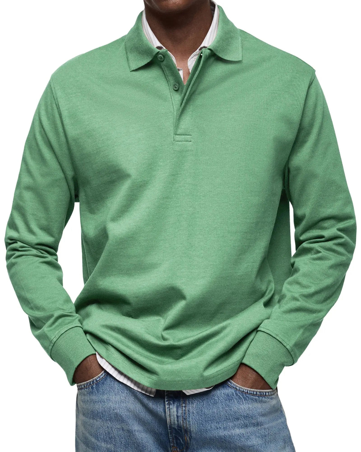 Optew Luxury Long Sleeve Polo