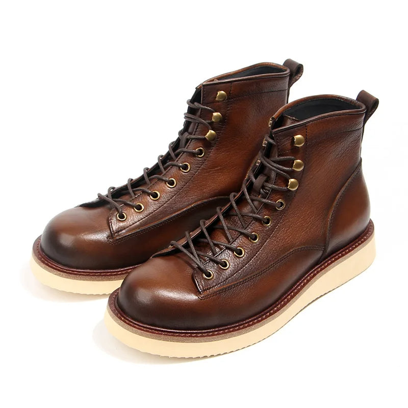 Optew Men’s Lace-Up Boots