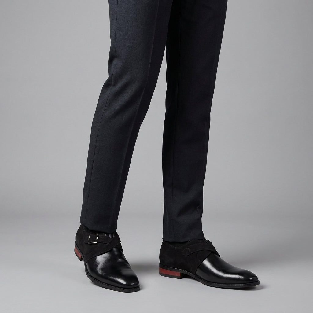 Optew Men’s Double Buckle Loafers