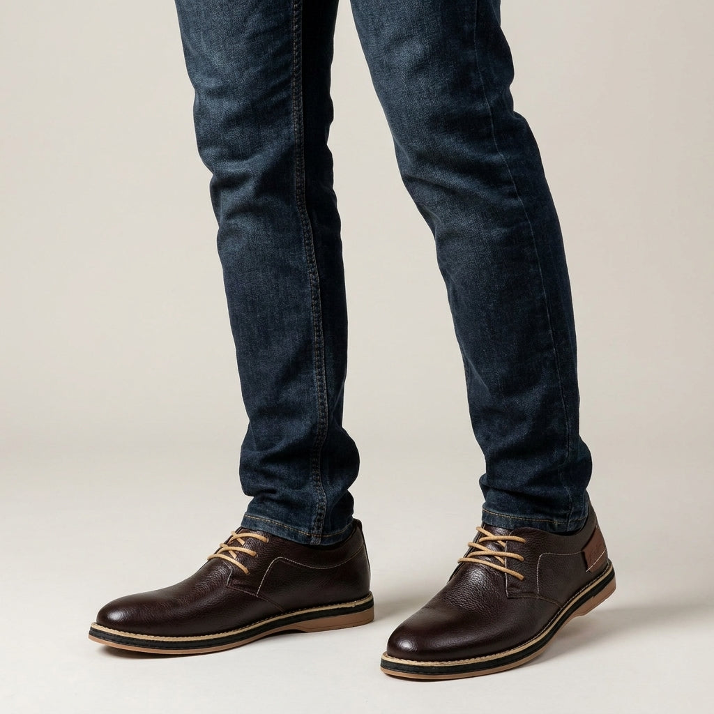 Optew Men’s Handcrafted Leather Formal Shoes