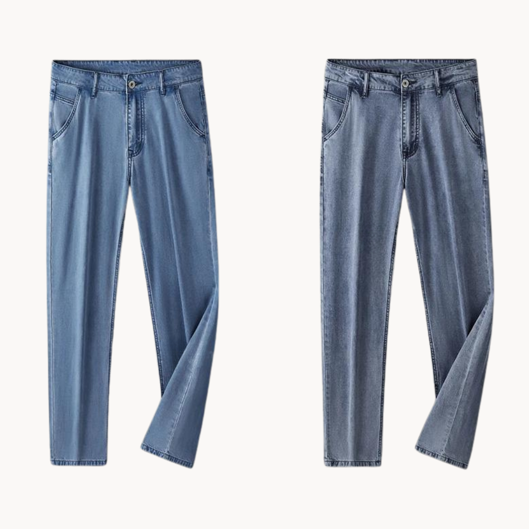 Optew Men’s Relaxed Blue Jeans