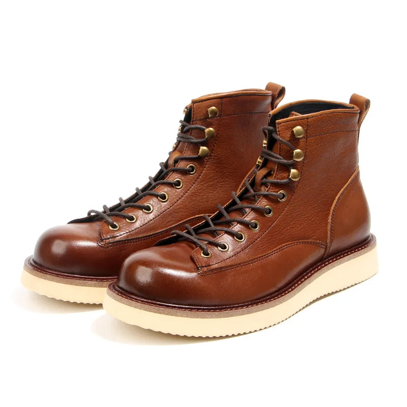 Optew Men’s Lace-Up Boots