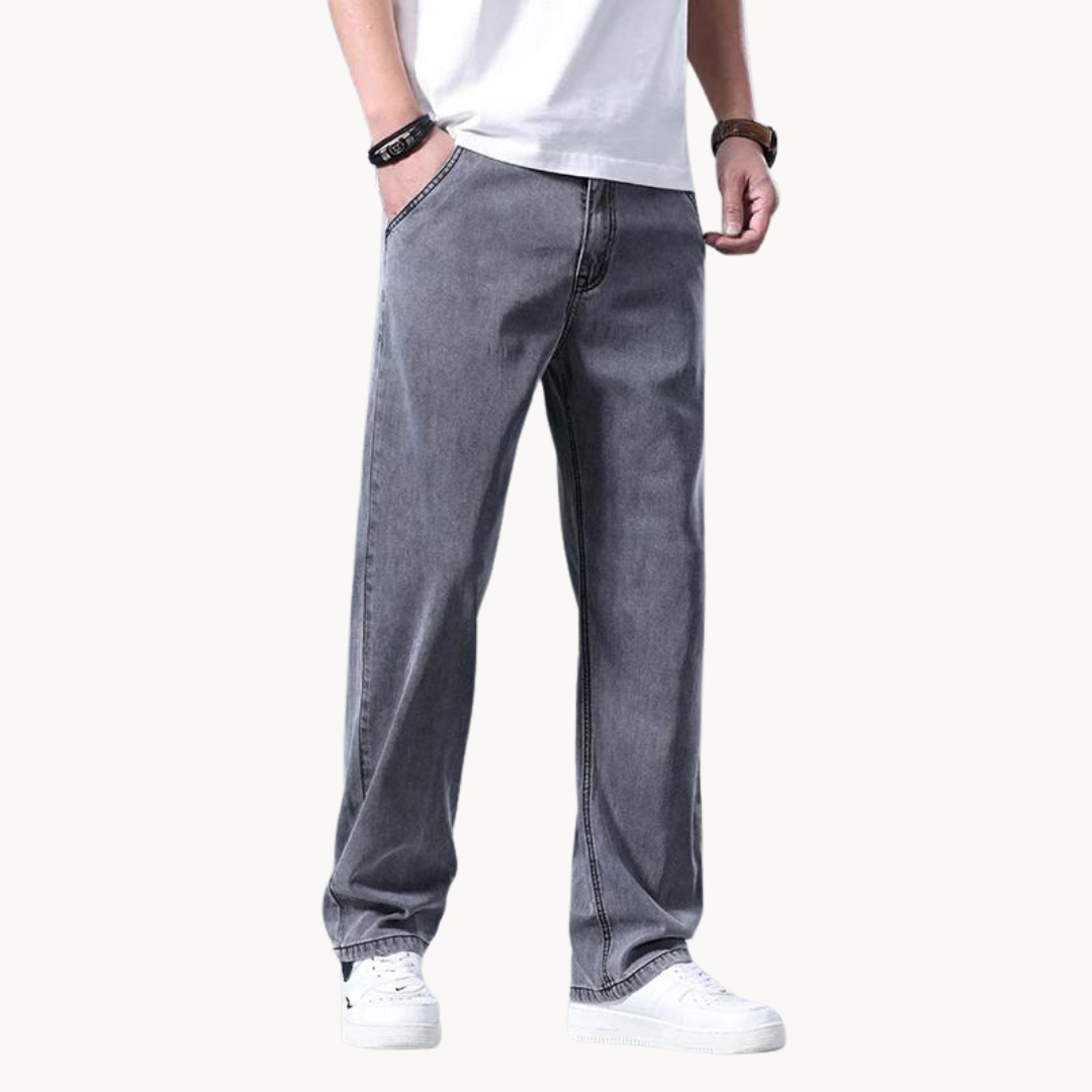 Optew Men’s Relaxed Blue Jeans