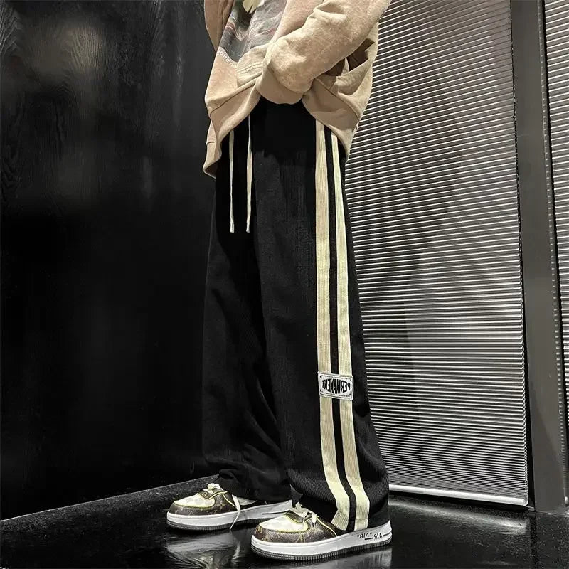 Optew Men’s Corduroy Stripe Pants