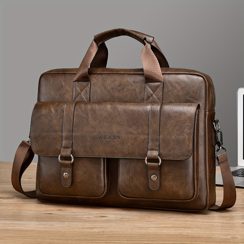Optew Men’s Vintage Business Briefcase