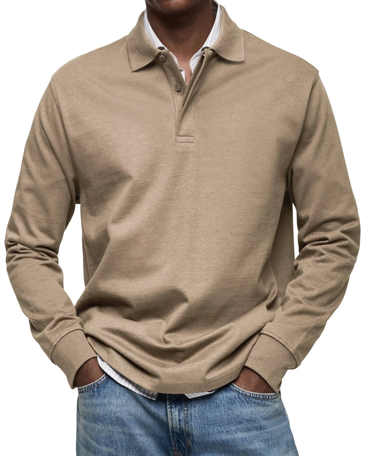 Optew Luxury Long Sleeve Polo