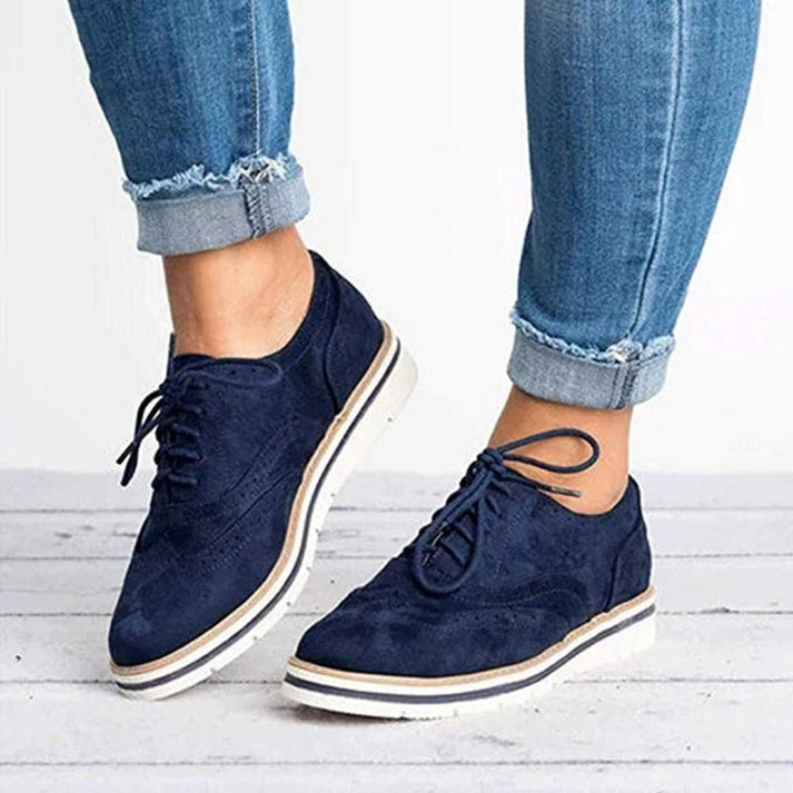 Optew Women's Everyday Lace-Up Oxford Shoes