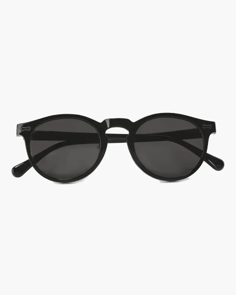 Optew Retro Round Sunglasses for Men with UV Protection Black