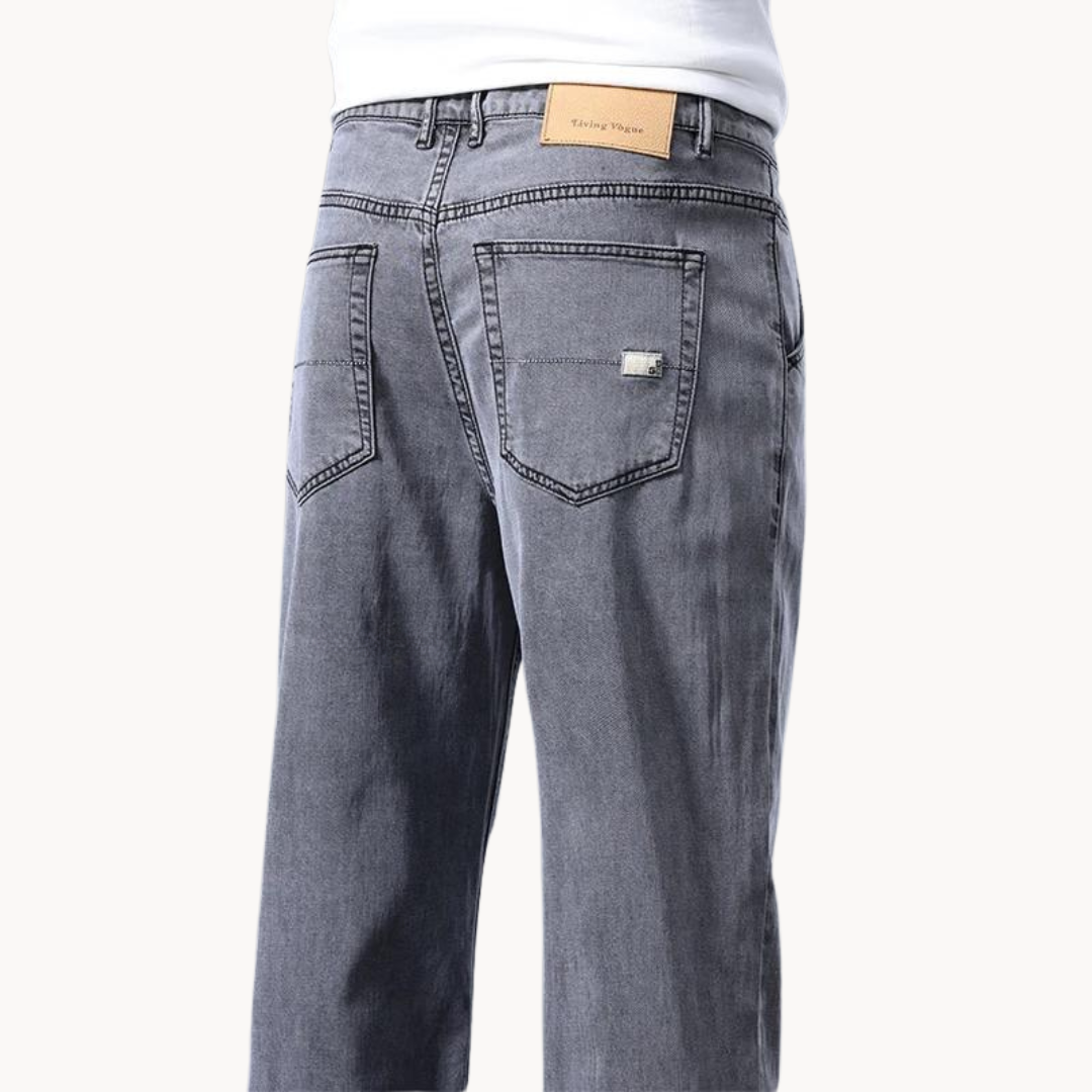 Optew Men’s Relaxed Blue Jeans