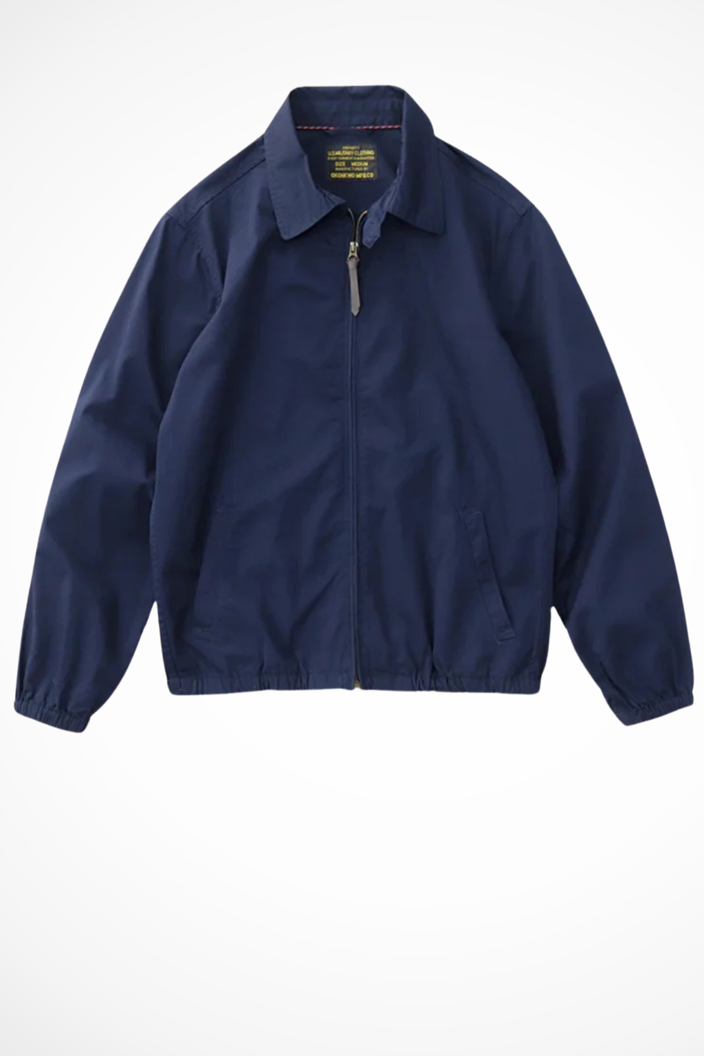 Optew Men’s Minimal Harrington Zip Jacket