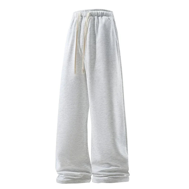 Optew Men’s Wide Leg Cotton Trousers