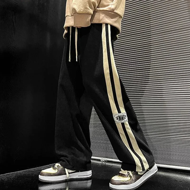 Optew Men’s Corduroy Stripe Pants