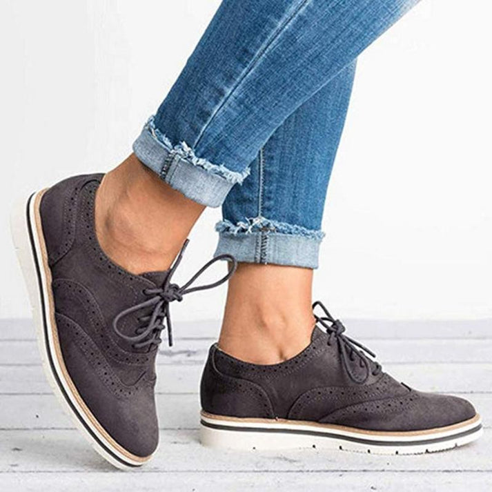 Optew Women's Everyday Lace-Up Oxford Shoes