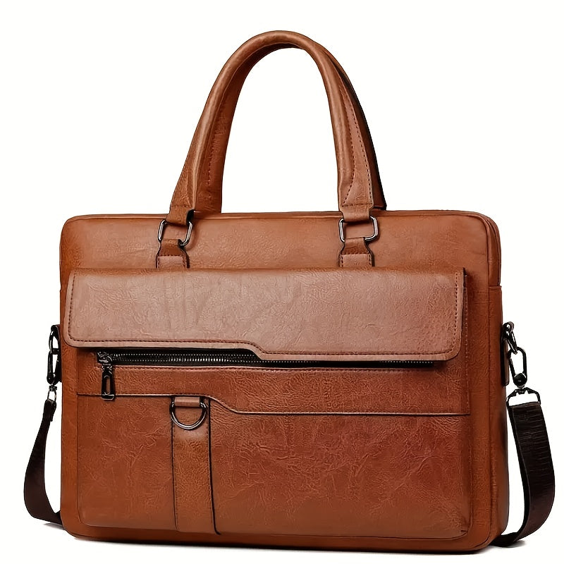 Optew Men’s Vintage Briefcase Bag