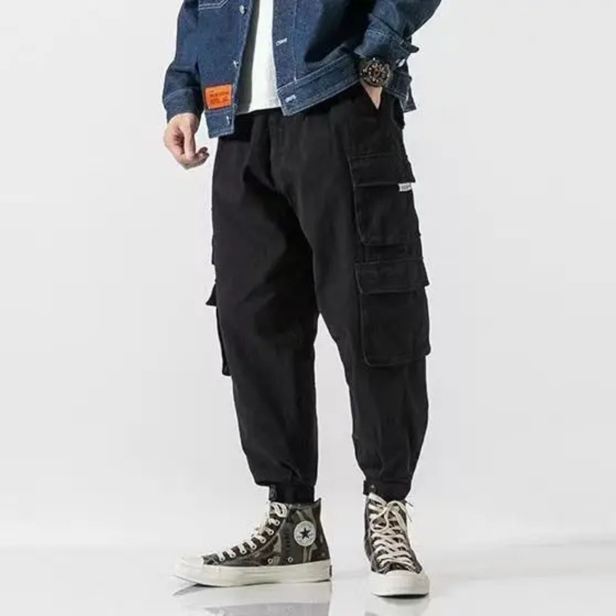 Optew Men’s Tapered Cargo Pants