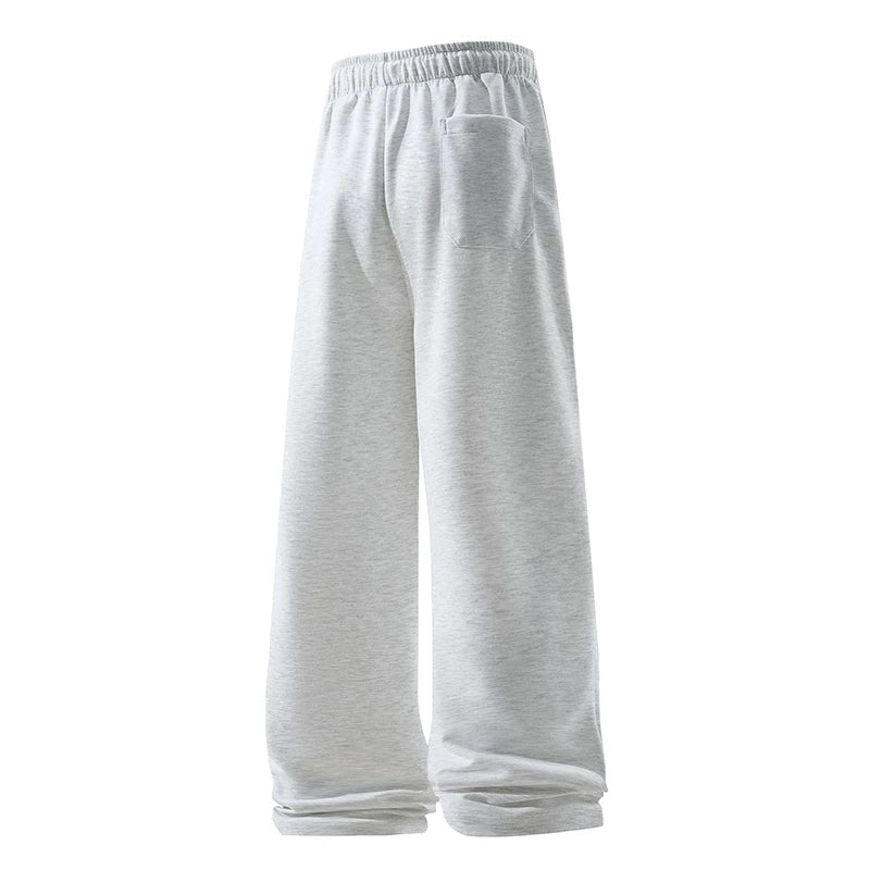 Optew Men’s Wide Leg Cotton Trousers