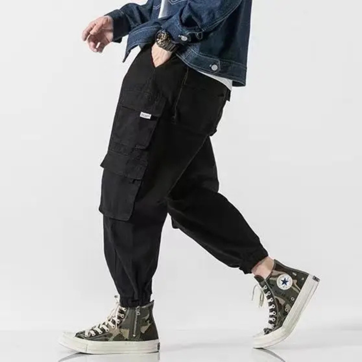 Optew Men’s Tapered Cargo Pants