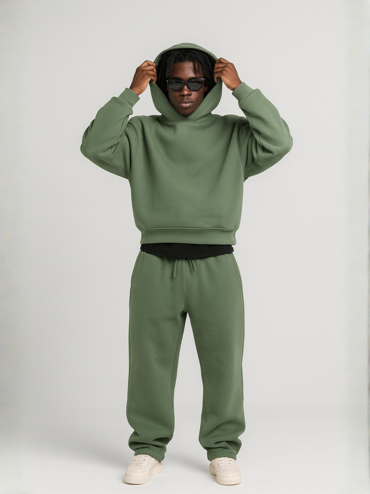 Optew Men’s Oversized Hoodie Jogger Set